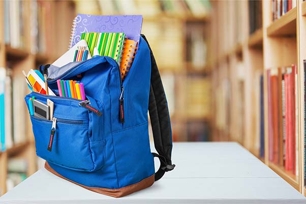 An Organized Backpack