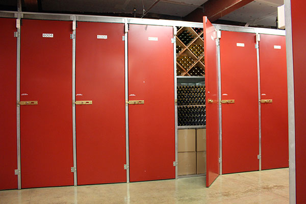 Wine storage locker at Price Self Storage in Walnut Creek, CA