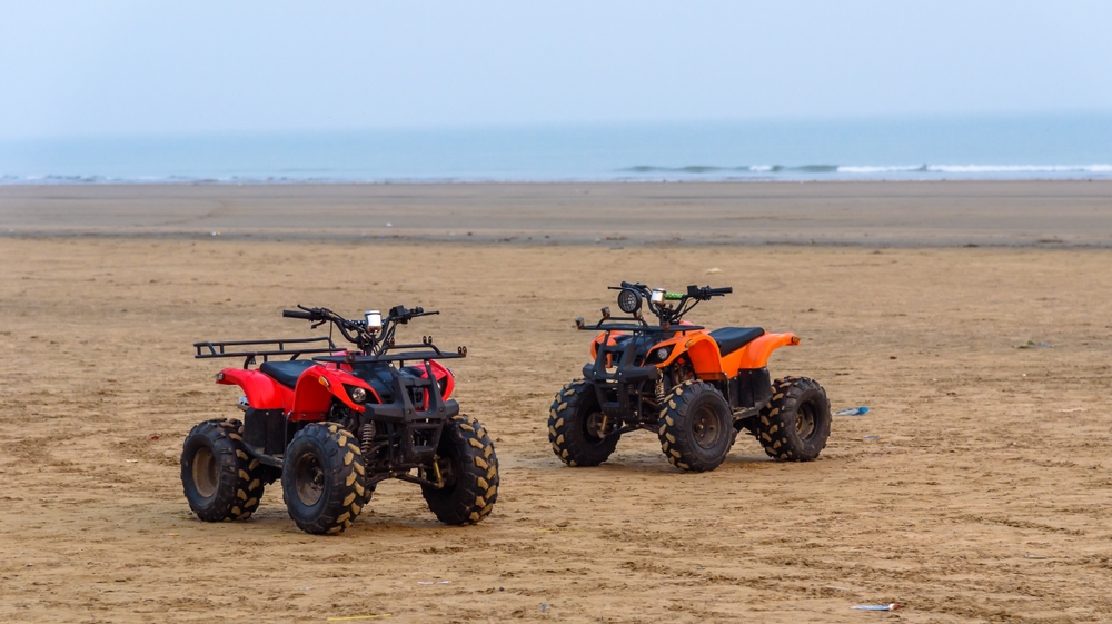 a-t-v on beach