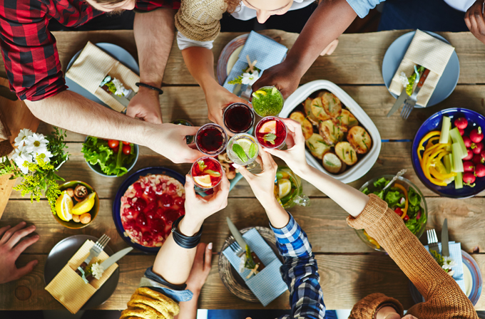 Friendsgiving Day Feast