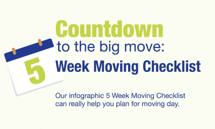 INFOGRAPHIC:  5 Week Moving Checklist