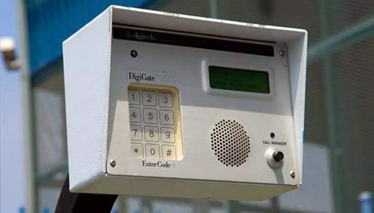 Computerized gate access keypad and intercom