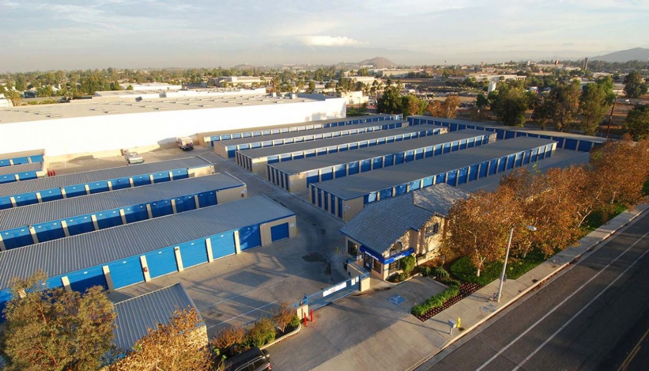 Price Self Storage Norco aerial view of the facility