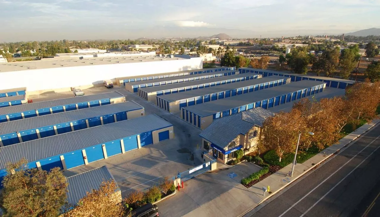 Price Self Storage Norco aerial view of the facility