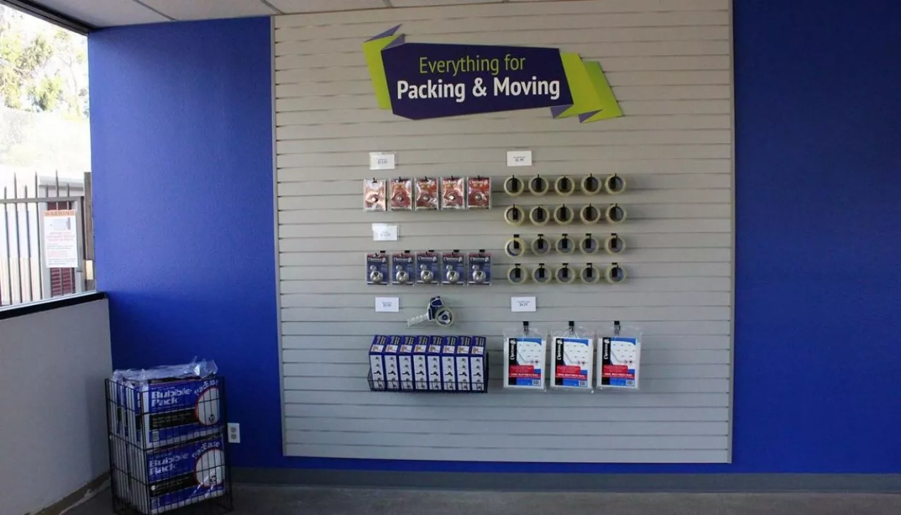 Cardboard boxes stacked on display