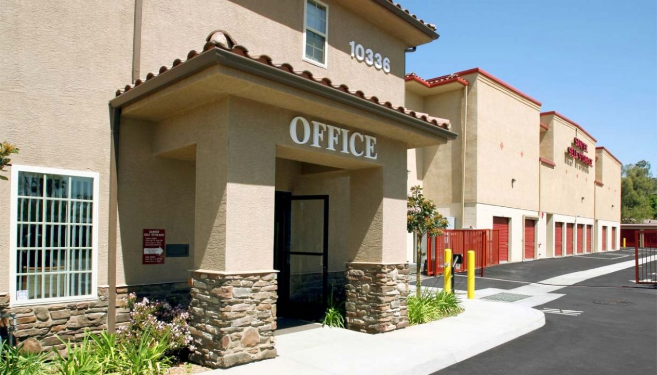 Price Self Storage Santee front of rental office building