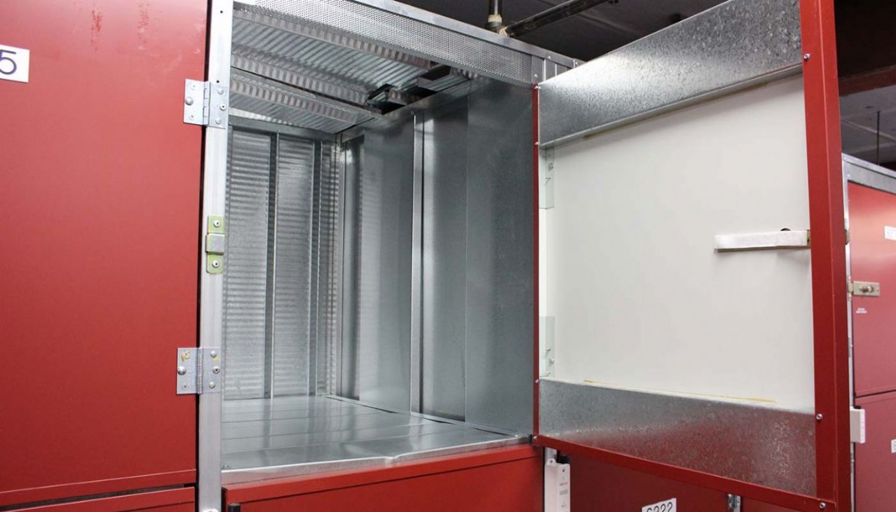 
Price Self Storage Walnut Creek small sized wine storage locker metal interior