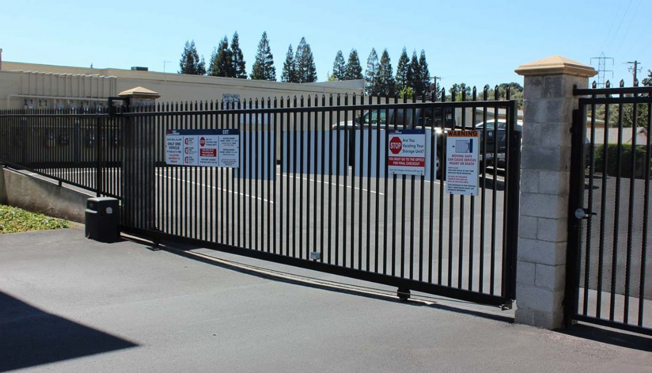 Price Self Storage Walnut Creek computerized access security gate